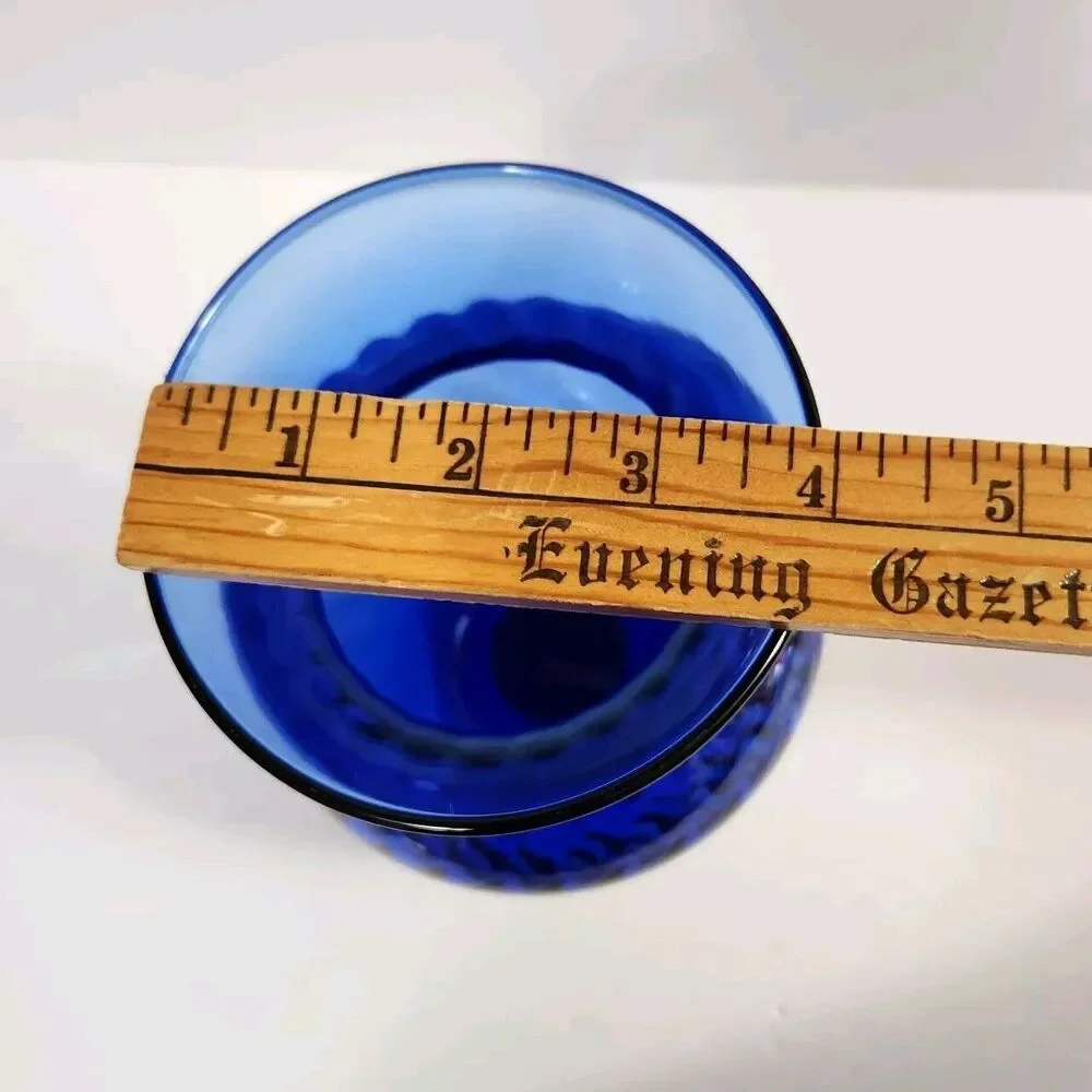 Vtg Illusions Cobalt Blue 8